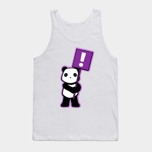 Politics Panda - Exclamation mark Tank Top